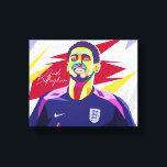 Jude Bellingham Wpap Pop Art Leinwanddruck<br><div class="desc">Jude Bellingham Wpap Pop Art</div>