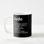 JUDE Definition Personalisiert Name Funny Birthday Kaffeetasse<br><div class="desc">JUDE Definition Personalisierter Name Funny Birthday Geschenk Idee</div>