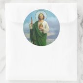 Jude, der Apostel-Cousin Jesu Runder Aufkleber (Tasche)