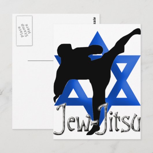 Jude Jitsu Postkarte (Vorne/Hinten)