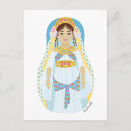 Jude, Königin Esther Matryoshka Postcard Postkarte