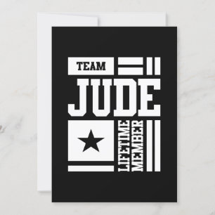 Jude Personalisierter Name Geburtstagsgeschenk Einladung