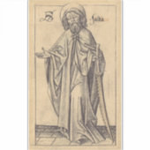 Jude Thaddaeus, der Apostel und Bruder Jesu Aufkleber (Vorderseite)