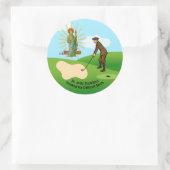 Jude Thaddeus & Panic-Ricken-Duffer Runder Aufkleber (Tasche)