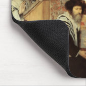 Juden, die in der Synagoge auf Jom Kippur beten Mousepad (Ecke)