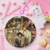 Juden, die in der Synagoge auf Jom Kippur beten Pappteller (Party)