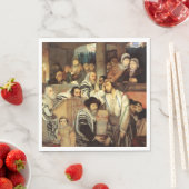 Juden, die in der Synagoge auf Jom Kippur beten Serviette (Beispiel)