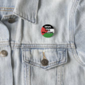 JUDEN FÜR EINE KOSTENLOSE PALESTINE FLAG RED BLACK BUTTON (Beispiel)