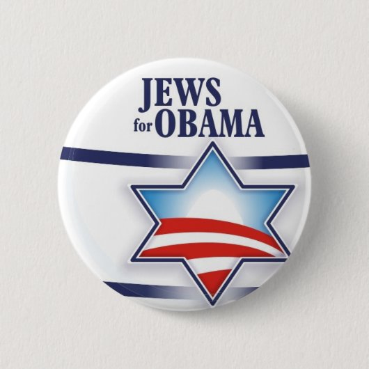 Juden für Obama Button (Vorderseite)