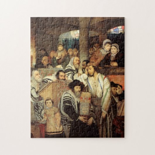 Juden Gebet von Maurycy Gottlieb - Circa 1878 Puzzle (Vertikal)