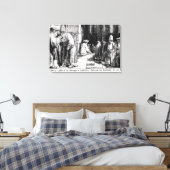 Juden in der Synagoge in Amsterdam Leinwanddruck (Insitu (Schlafzimmer))