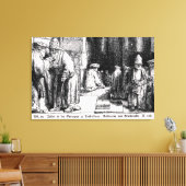 Juden in der Synagoge in Amsterdam Leinwanddruck (Insitu (Wohnzimmer))