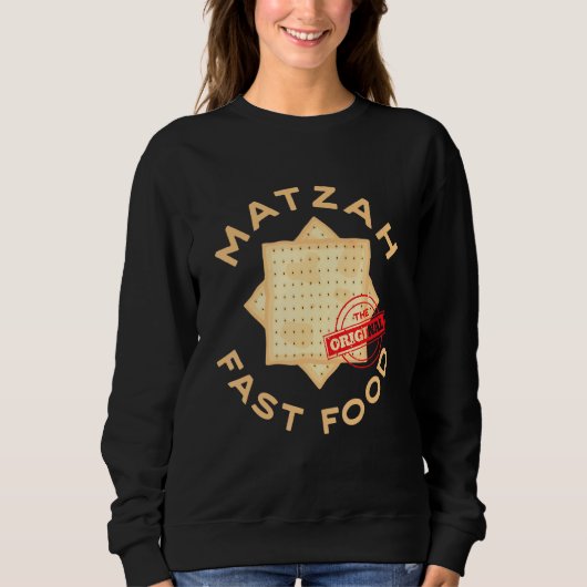 Juden oder Hebräer, die Seder Meal oder Matzah mög Sweatshirt (Vorderseite)