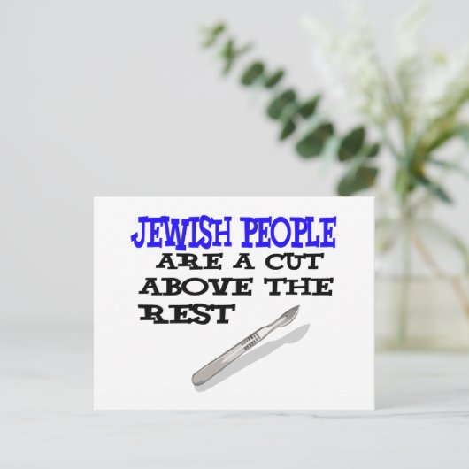 Juden Postkarte (Stehend Vorderseite)
