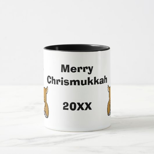 Juden und Andern Rentier Chrismukka Tasse (Zentrum)