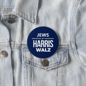 Juden von Harris Walz Button (Beispiel)