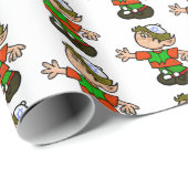 Judenelf Chrismukkah Wrapping Paper Geschenkpapier (Rolleneckpunkt)