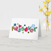 Judenfestival Pessach Text Gruß Karte (Gelbe Blume)