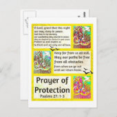 Judengebet in der Stadt Jerusalem Postkarte (Vorne/Hinten)