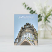 Judenkongregation Mickve Israel Savannah Georgia Postkarte (Stehend Vorderseite)