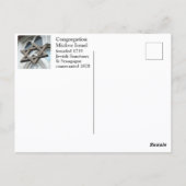 Judenkongregation Mickve Israel Savannah Georgia Postkarte (Rückseite)