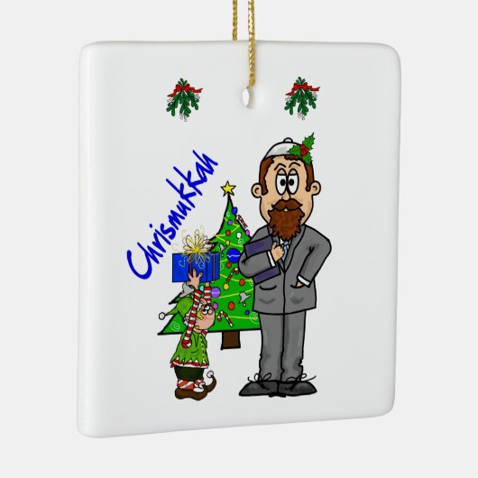 Judenman Elf Chrismukkah Ornament (Rechts)