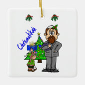 Judenman Elf Chrismukkah Ornament (Vorderseite)