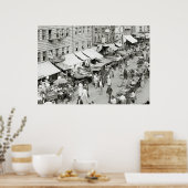 Judenmarkt, NYC, 1890er Poster (Küche)