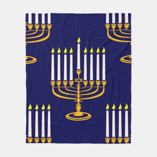 Judenprint Fleecedecke (Vorderseite)