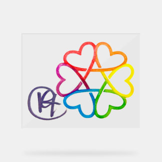 Judenstern der Kunst des Herzens Acrylschild