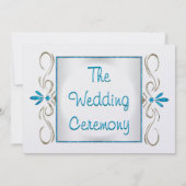 Judentum Blühe jüdische Hochzeitsfeier Einladung (Rückseite)