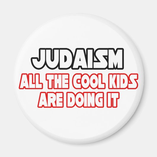 Judentum... Coole Kinder Magnet (Vorne)