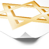 Judentum-Symbol Fotodruck (Ecke)