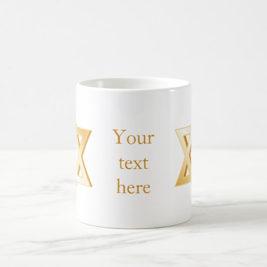 Judentum-Symbol Kaffeetasse (Mittel)