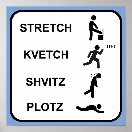 Judenübung Poster (Vorne)