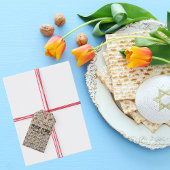 Judenurlaub Hebrew Happay Passover Matzah Geschenkanhänger