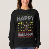Judenurlaub - Ugly Hanukkah Sweater Sweatshirt (Vorderseite)