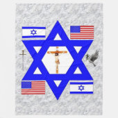 JUDEO-CHRISTLICH Fleece Blanket (Vorderseite)