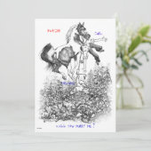 JudeToo LB33 Einladung Hochzeit (Stehend Vorderseite)