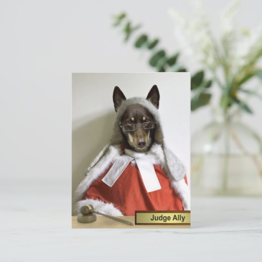 Judge Ally Postkarte (Stehend Vorderseite)