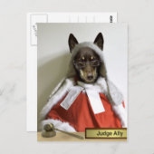 Judge Ally Postkarte (Vorne/Hinten)