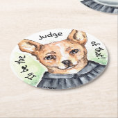 Judge Dog Paper Untersetzer (Angewinkelt)