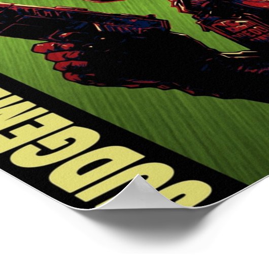 Judge Dredd Poster (Ecke)