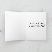 **JUDGE** FEIERT "IHREN GEBURTSTAG"-KARTE KARTE (Innenseite)