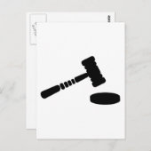 Judge hammer postkarte (Vorne/Hinten)