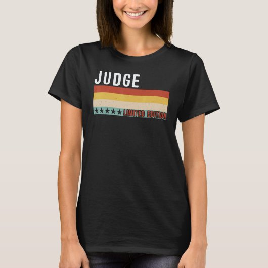 Judge Job Title Profession Worker Appreciation Ide T-Shirt (Vorderseite)