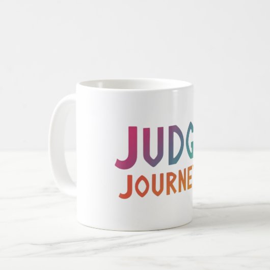 Judge Journeys Kaffeetasse (Vorderseite Links)