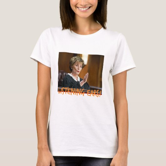 Judge Judy LISTENING EARS125 T-Shirt (Vorderseite)