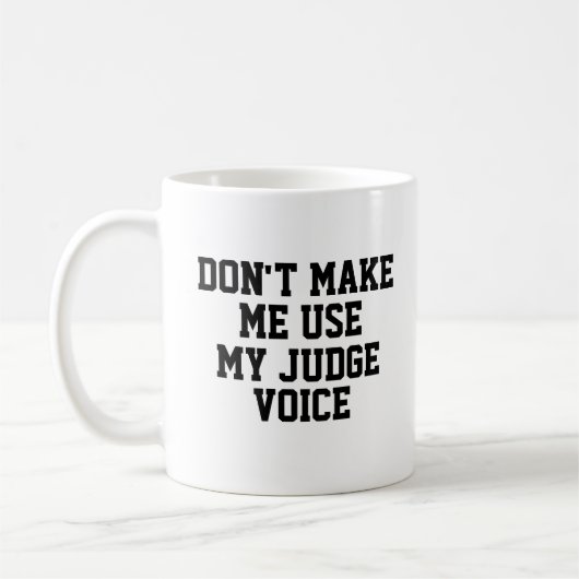 Judge Personalisiert Coffee Tasse (Links)