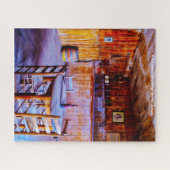 Judge Roy Bean Saloon Texas.Christmas Grüße Puzzle (Horizontal)